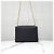 Prada Borsa a tracolla a busta con catena in pelle Saffiano Nero - vista 3