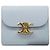 Céline Billetera Small Flap Triomphe Ice Blue