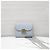 Céline Billetera Small Flap Triomphe Ice Blue - vista 10