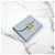 Céline Billetera Small Flap Triomphe Ice Blue - vista 13