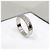 Tiffany & Co Diamant Double Milgrain Band Ring Platin Größe - Ansicht 4