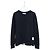 Thom Browne Navy Back Logo Three Stripes Sweatshirt