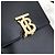 Burberry Mini Borsa a Tracolla Robin in Pelle Liscia Nera Placcata Oro - vista 15