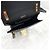 Burberry Mini Borsa a Tracolla Robin in Pelle Liscia Nera Placcata Oro - vista 6