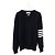 Thom Browne Milano Stitch V-Ausschnitt Strickpullover