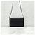Chanel Borsa Crossbody WOC con Catena Nero Argento Lambskin - vista 13