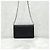Chanel Borsa Crossbody WOC con Catena Nero Argento Lambskin - vista 3