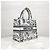 Dior Planned Paris Book Tote Small Tasche Weiß Schwarz - Ansicht 14