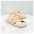 Fendi Sandali slide con logo in metallo grafico - vista 3