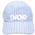 Cappellino Baseball Dior Stripe Verde