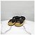 Chanel Sandali in mesh e rafia con Velcro Nero - vista 8
