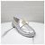 Chanel Mocassini Camelia Argento Metallizzato - vista 13