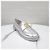 Chanel Mocassini Camelia Argento Metallizzato - vista 5