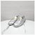 Chanel Mocassini Camelia Argento Metallizzato - vista 9