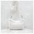 Prada Borsa a tracolla e spalla in shearling bianco con logo Triangle - vista 3