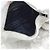 Prada Borsa a tracolla e spalla in shearling bianco con logo Triangle - vista 8