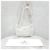 Prada Borsa a tracolla e spalla in shearling bianco con logo Triangle - vista 9