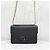 Prada Borsa a spalla a busta con catena in pelle Saffiano con logo Triangle - vista 9