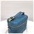 Dior Piccolo Beauty Case da Viaggio in Pelle di Agnello Cannage Blu - vista 5
