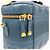Dior Piccolo Beauty Case da Viaggio in Pelle di Agnello Cannage Blu - vista 6