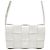 Bottega Veneta Borsa a tracolla Cassette Intrecciato bianca