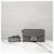 Fendi Borsa Baguette Soft Trunk in Jacquard Grigio - vista 10