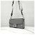 Fendi Borsa Baguette Soft Trunk in Jacquard Grigio - vista 2
