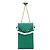 Prada Mini borsa a catena in pelle verde per telefono con logo Triangle