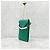 Prada Mini borsa a catena in pelle verde per telefono con logo Triangle - vista 10