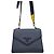 Prada Borsa a tracolla con patta in pelle Saffiano monocromatica