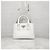 Prada Borsa a Spalla Multi-Tasca White Saffiano Lux - vista 11