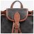 Céline Mini Triomphe Polka Canvas Backpack Tan - view 3