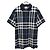 Burberry Polohemd aus Baumwoll-Jacquard mit Tartan-Karo
