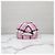 Chanel Karo-Tweed-Kappe Pink Multicolor - Ansicht 3