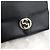 Gucci Bolsa de Ombro de Couro com Alça de Corrente e Alça de Mão Entrelaçada - vista 12