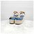 Louis Vuitton Sandali con zeppa Helios Denim Blue - vista 10