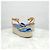 Louis Vuitton Sandali con zeppa Helios Denim Blue - vista 3
