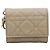 Dior Lady Lambskin Wallet Sand