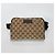 Borsa a tracolla Gucci in tela marrone - vista 2