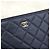 Chanel Classic New Medium Clutch Navy Gold-Plated Caviar - vista 12