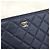 Chanel Classic New Medium Clutch Navy Gold-Plated Caviar - vista 4