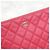 Chanel Pink Classic Caviar Clutch Medium Series - vista 4
