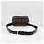 Gucci Borsetta cintura piccola Ophidia WEB in suede marrone - vista 12