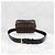 Gucci Borsetta cintura piccola Ophidia WEB in suede marrone - vista 3