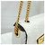 Fendi Borsa a spalla Baguette Chain Medium in pelle Nappa - vista 13