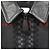 Burberry Pixel Check Wool Blend Leather Jacket - view 4