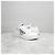 Prada Sneakers in gabardine bianca con logo Triangle - vista 3