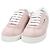 Chanel Rosa Wildleder-Sneaker mit Logo