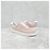 Chanel Rosa Wildleder-Sneaker mit Logo - Ansicht 3