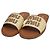 Miu Miu Sandali slide in rafia con logo